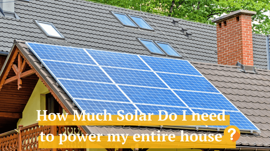 How many solar panels I need