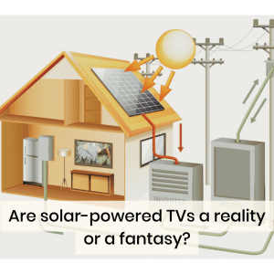 Solar-Powered TV